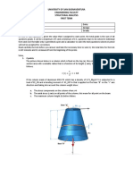 University of San Buenaventura Engineering Faculty Structural Analysis First Term Name(s) : Date: Last Name(s) : Group: Code Number: Grade