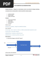 Scan Insertion Lab Observations