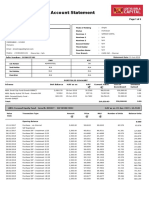 Account Statement: Folio Number: 1036027381