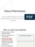 History of Plate Tectonics Ppt-1