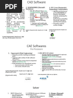 1.CATIA (Dassault Systèmes) 2. SOLIDWORKS (Dassault Systèmes) 3. PTC Creo (Parametric Technology Corporation)