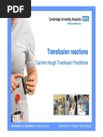 Transfusion Reactions CH