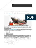 PH - Acidity H2S Level Temperature Duration of Exposure Nature of The Material