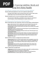 Chapter 14: Financing Liabilities: Bonds and Long-Term Notes Payable