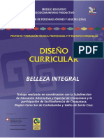 Diseño Curricular Belleza Integral