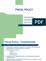 Fiscal Policy: Revenues Expenditures Deficits