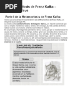 RESUMEN La Metamorfosis de Franz Kafka