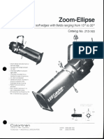 Colortran Zoom-Ellipse Spec Sheet 1995