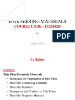 Engineering Materials: Course Code: 16Em42B