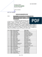 F4 261 2018 - Descriptive Test - List of Candidates PDF