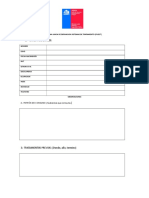 Ficha Unica de Derivación Tratamiento