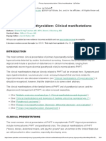 Primary Hyperparathyroidism - Clinical Manifestations - UpToDate