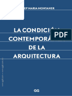 La Condición Contemporanea de La Arquitectura