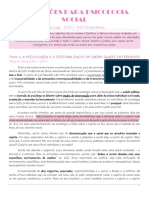 Fichamentos para Psicologia Social - Trabalho Final PDF