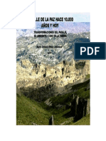 El Valle de La Paz Hace 10000 Anos y Hoy PDF