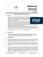 CAA-AC-OPS022A Structure of Operations Manuals