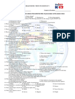 Diagnostic Testpaper