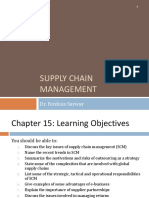 Supply Chain Management: Dr. Ferdous Sarwar