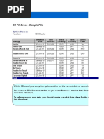 SD FX Excel - Sample File: Option Classes