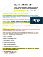 Usa Tus Palabras para Edificar A Otros