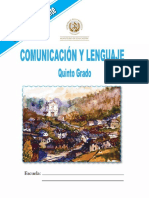 Guia Comunicacion y Lenguaje 5to Grado PDF