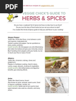 Herbs and Spices 101