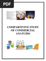 Comparitive Study of Commercial Antacids