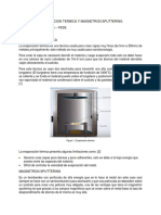 Evaporacion Termica y Magnetron Sputtering