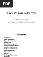 Packet Abis Over TDM - Implementation