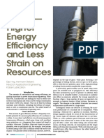 Higher EE Worm Gears