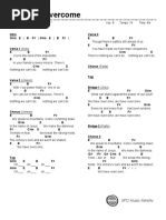 We Have Overcome - Chord Chart