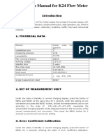 PP k24 Electronic Turbine Flowmeter