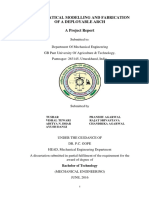 Mathematical Modelling and Fabrication of The Deployable Arch - Report