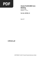 Oracle FLEXCUBE Core Banking Security Guide