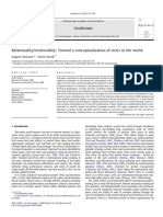 Relationality Territoriality Toward New Conceptualization of Cities