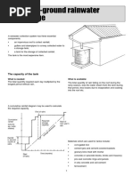 Above-Ground Rainwater Storage