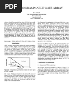 Abstract-Field Programmable Gate Arrays (FPGA's) Have Rapidly