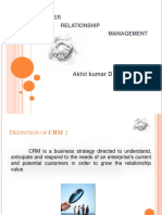 Customer Relationship Management: Akhil Kumar D