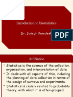 Introduction To Bio Statistics