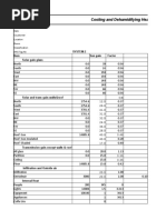 Cooling Load Calculation