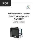 Nanojet User Manual 1208