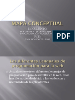 Mapa Conceptual Diferentes Lenguajes de Programacion Web