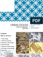 Urban Design: Town Planning-I BAR 804