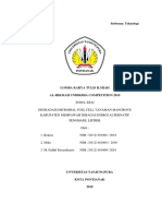 Degradasi Microbial Fuel Cell Tanaman Mangrove Kabupaten Mempawah Sebagai Energi Alternatif Penghasil Listrik