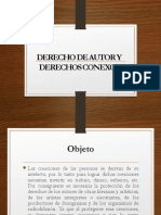 Derecho de Autor y Derechos Conexos