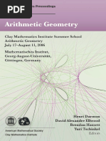 Arithmetic Geometry PDF