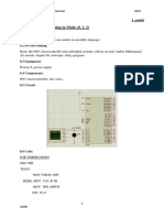 LAB NAME: Programming in Mode (0, 1, 2)