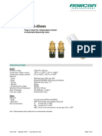 Flowcon Evs 15-25Mm: Plug-In Insert For Temperature Control of Automatic Balancing Valve