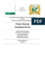 Fichas Técnicas Variedades de Uva