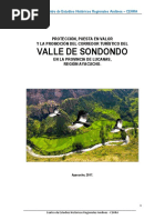 Valle Del Sondondo: Protección, Puesta en Valor y Promoción Del Corredor Turístico Del Valle de Sondondo en La Provincia de Lucanas, Región Ayacucho.